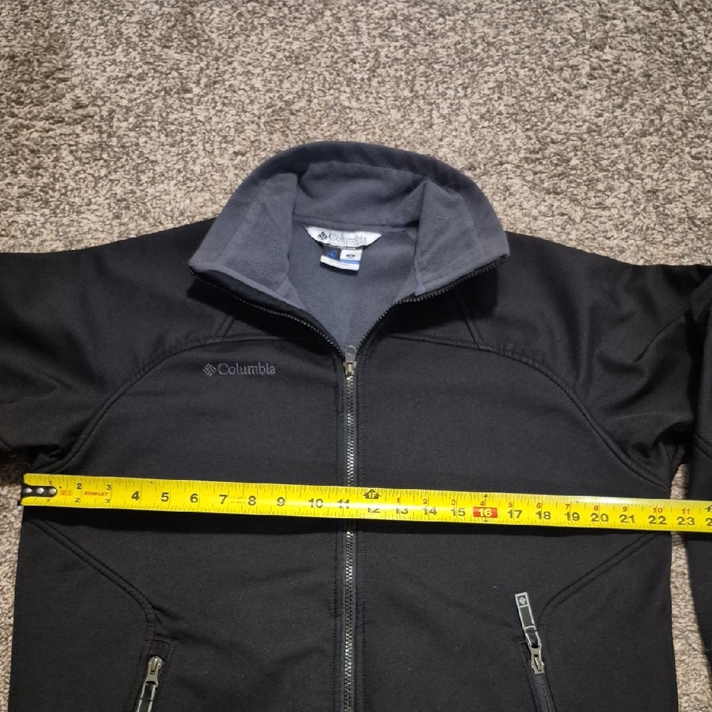 Columbia Softshell Black Performance Jacket With … - image 7